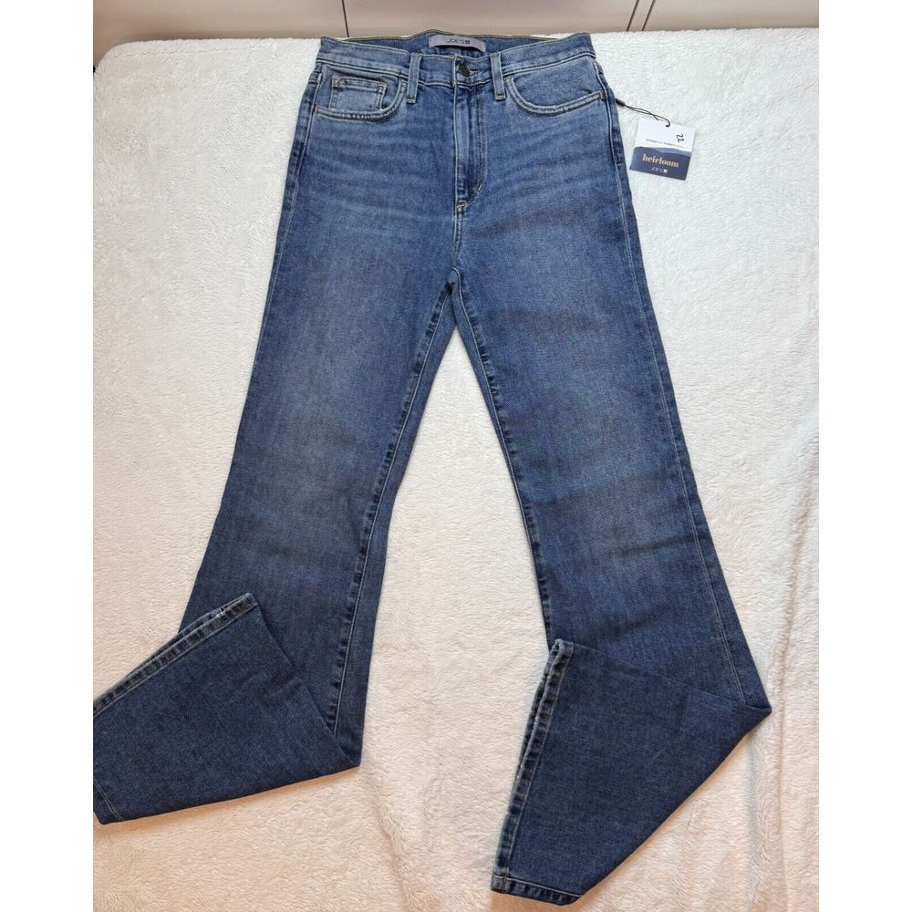 Joe's Jeans High Rise Flare Jeans in Medium Blue